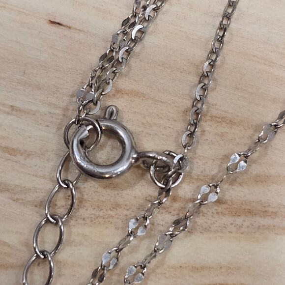 Delicate Sterling Silver 925 Layered Choker Chain Necklace CZ Star Moon Pendant - Picture 5 of 14